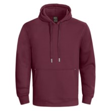 Heavyweight Hoodie Sweatshirt (For Men) in Burgundy - Closeouts