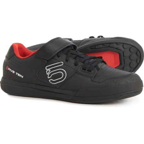 Five Ten Hellcat Mountain Bike Shoes - Leather, SPD (For Men) - CORE BLACK/CORE BLACK/FTWR WHITE (8 )