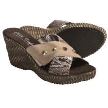 Helle Comfort Jam Wedge Sandals (For Women) in Crocket Honey - Closeouts