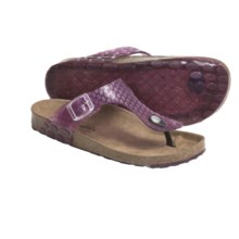 Helle Comfort Janille Thong Sandals (For Women) in Purple - Closeouts