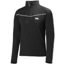 Helly Hansen Altitude Midlayer Pullover - Zip Neck (For Men) in Black - Closeouts
