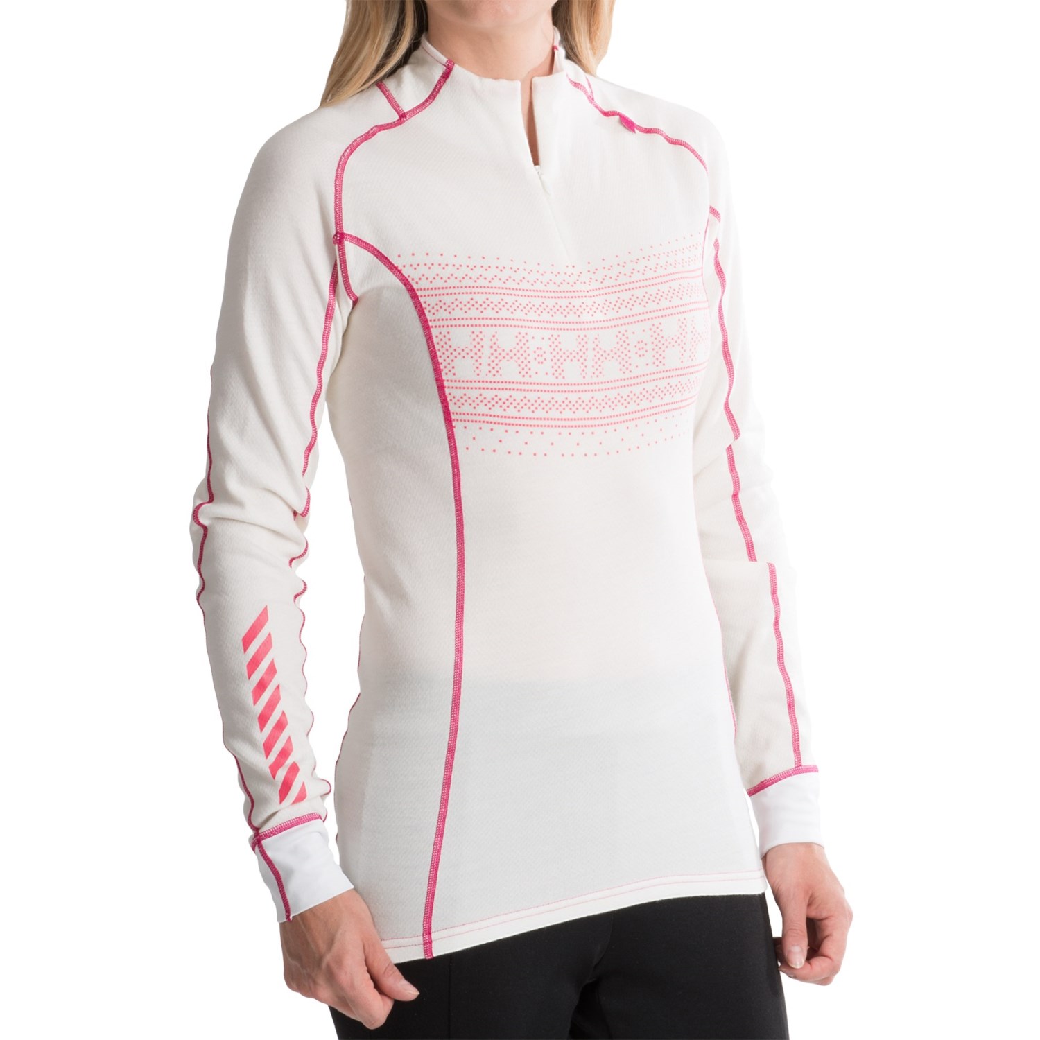 Helly Hansen Warm Freeze Base Layer Top Merino Wool, Zip Neck, Long
