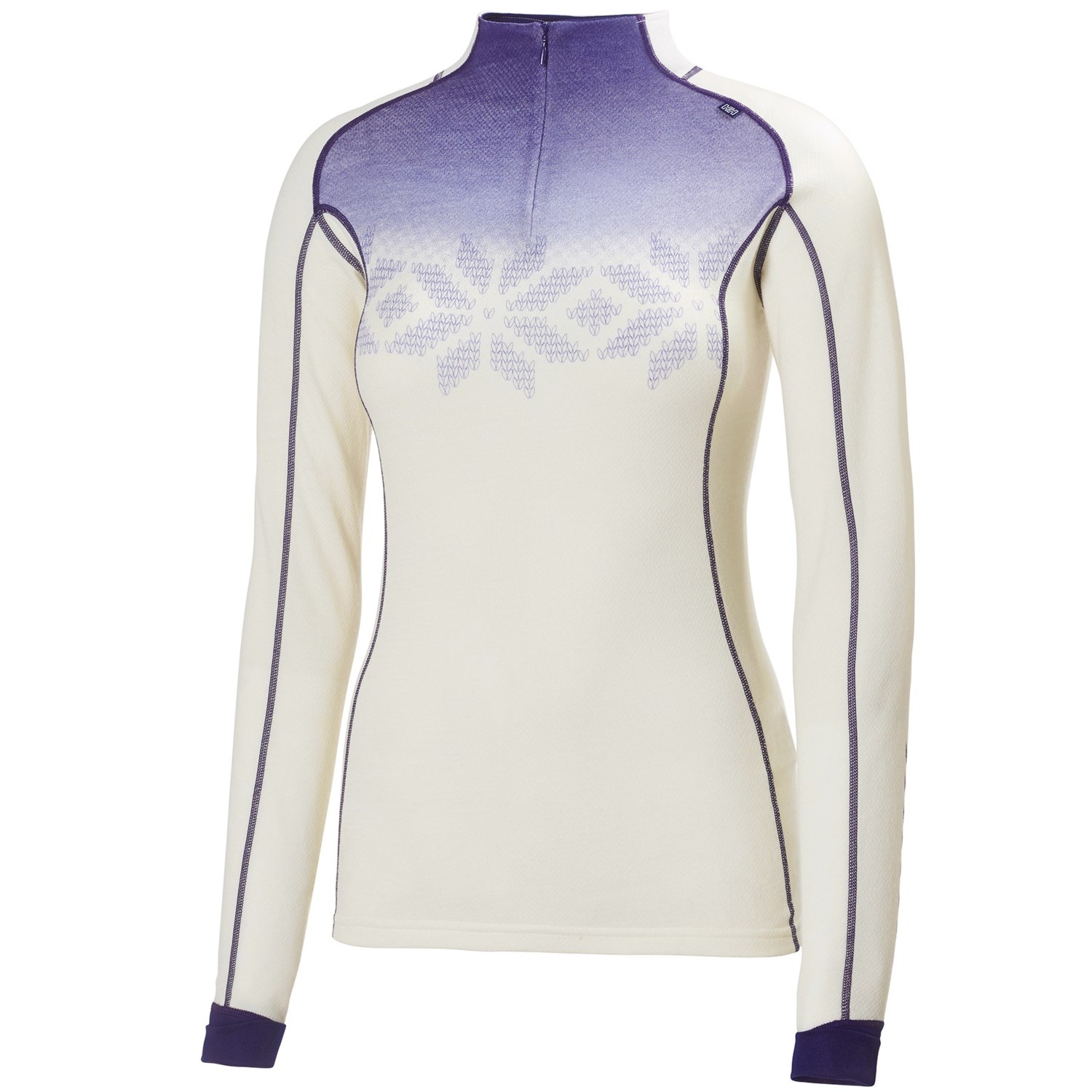 Helly Hansen Warm Freeze Base Layer Top Merino Wool, Zip Neck, Long