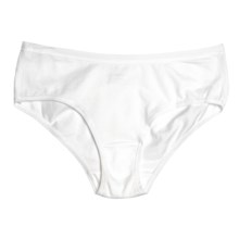 Hema Stretch Cotton Underwear - Bikini Briefs (For Women) in White - Closeouts