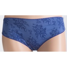 Hema Stretch Cotton Underwear - Bikini-Cut Briefs (For Women) in Brown Heather - Closeouts