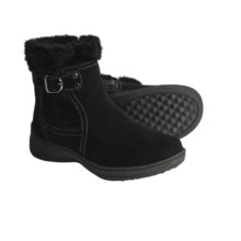 Henri Pierre by Bastien Jennifer Boots - Suede (For Women) in Black - Closeouts