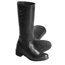 Henri Pierre by Bastien Tessa Leather Boots - 13" (For Women) in Black - Closeouts