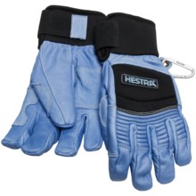 Hestra Ski Cross Gloves - Waterproof, Insulated (For Men and Women) in Blue/Black - Closeouts