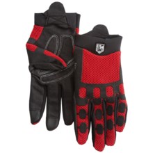 Hestra Trailer Cycling Gloves (For Men and Women) in Black/Red - Closeouts