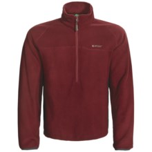 Hi-Tec Antelope Flats Fleece Pullover - Zip Neck (For Men) in Roma/Charcoal - Closeouts