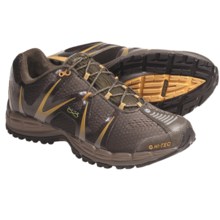 Hi-Tec V-Lite Infinity Trail Running Shoes - Waterproof (For Men) in Olive/Taupe/Burnt Orange - Closeouts