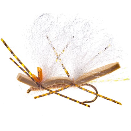 Montana Fly Company Hi-Vis Skinny Chubby Dry Fly - Dozen - TAN (8 )