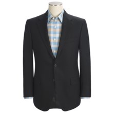 Hickey Freeman Basket Weave Sport Coat - Lambswool-Cashmere (For Men) in Black - Closeouts