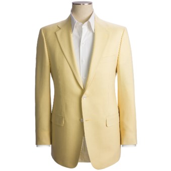 Hickey Freeman Basket Weave Sport Coat - Lambswool-Cashmere (For Men) in Tan