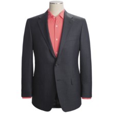 Hickey Freeman Check Sport Coat - Silk-Wool (For Men) in Navy - Closeouts