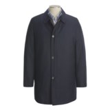 Hickey Freeman Classic Car Coat - Storm System Fabric by Loro Piana, Zip-Out Liner (For Men)