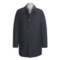 Hickey Freeman Classic Car Coat - Storm System Fabric by Loro Piana, Zip-Out Liner (For Men) in Navy