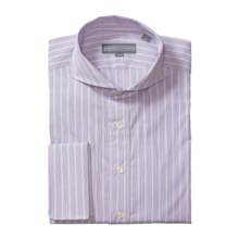 Hickey Freeman Corded Stripe Dress Shirt - Cotton, Long Sleeve (For Men) in Lavender - Closeouts