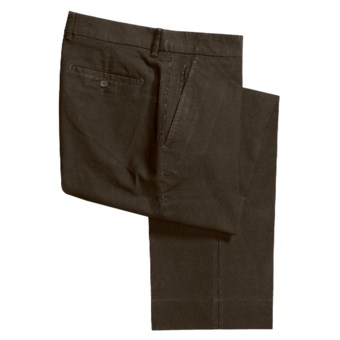 Hickey Freeman Cotton Piping Pants (For Men) in Brown