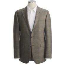 Hickey Freeman Fancy Sport Coat -Worsted Wool (For Men) in Brown/Grey - Closeouts