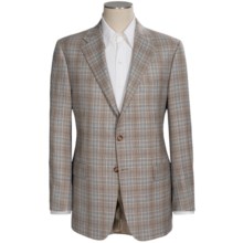 Hickey Freeman Glen Plaid Sport Coat - Wool-Silk (For Men) in Brown/Blue - Closeouts