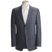 Hickey Freeman Multi-Check Sport Coat - Cashmere (For Men) in Blue/Brown - Closeouts