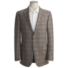 Hickey Freeman Multi-Check Sport Coat - Cashmere (For Men) in Cream/Navy/Rust - Closeouts