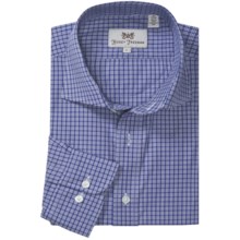 Hickey Freeman Multi-Check Sport Shirt - Long Sleeve (For Men) in Dark Blue - Closeouts