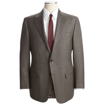 Hickey Freeman Nailhead Suit - Lindsey Model, Worsted Wool (For Men) in Brown/Black