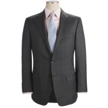 Hickey Freeman Pin Dot and Tonal Plaid Suit - Worsted Wool (For Men) in Charcoal - Closeouts