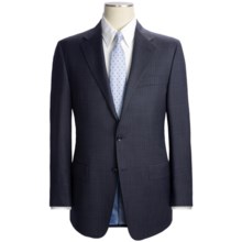 Hickey Freeman Pin Dot with Faint Stripe Suit - Worsted Wool (For Men) in Navy - Closeouts