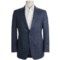 Hickey Freeman Plaid Sport Coat - Wool-Linen-Silk (For Men) in Med Blue