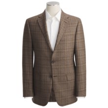 Hickey Freeman Plaid Sport Coat - Worsted Wool-Cashmere (For Men) in Brown/Tan/Blue - Closeouts