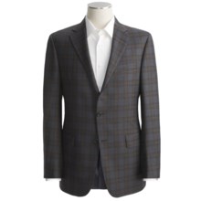 Hickey Freeman Plaid Sport Coat - Worsted Wool (For Men) in Blue/Brown - Closeouts