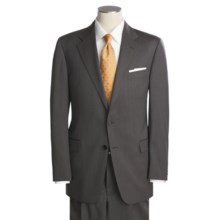 Hickey Freeman Slim Jim Stripe Suit - Worsted Wool (For Men) in Charcoal - Closeouts