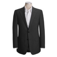 Hickey Freeman Solid Blazer - Worsted Wool (For Men) in Black - Closeouts
