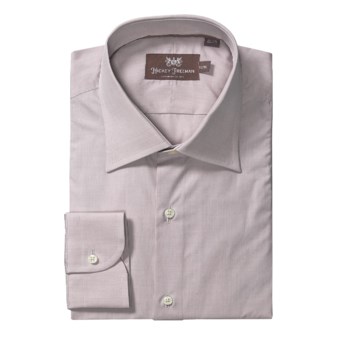 Hickey Freeman Solid Dress Shirt - Long Sleeve (For Men) in Beige