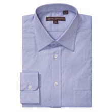 Hickey Freeman Solid Oxford Dress Shirt - Long Sleeve (For Men) in Blue - Closeouts
