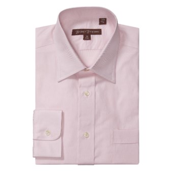 Hickey Freeman Solid Oxford Dress Shirt - Long Sleeve (For Men) in Pink