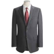 Hickey Freeman Stripe Suit - Lindsey Model, Wool (For Men ) in Charcoal - Closeouts