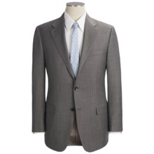 Hickey Freeman Stripe Suit - Worsted Wool (For Men) in Dark Taupe - Closeouts