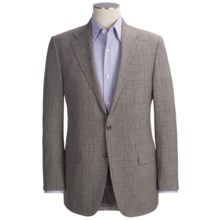 Hickey Freeman Subtle Plaid Sport Coat - Worsted Wool (For Men) in Taupe - Closeouts