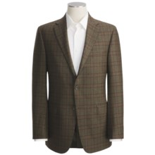 Hickey Freeman Windowpane Sport Coat - Lambswool (For Men) in Rust/Green - Closeouts