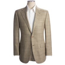 Hickey Freeman Windowpane Sport Coat - Silk-Linen-Cotton (For Men) in Sage - Closeouts