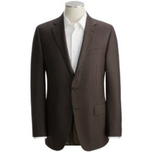 Hickey Freeman Windowpane Sport Coat - Silk-Wool (For Men) in Brown/Blue - Closeouts