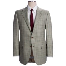 Hickey Freeman Windowpane Sport Coat - Wool-Silk-Linen (For Men) in Mint - Closeouts