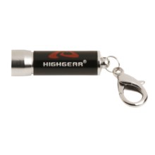 High Gear Mini LED Keychain Flashlight in Black - Closeouts