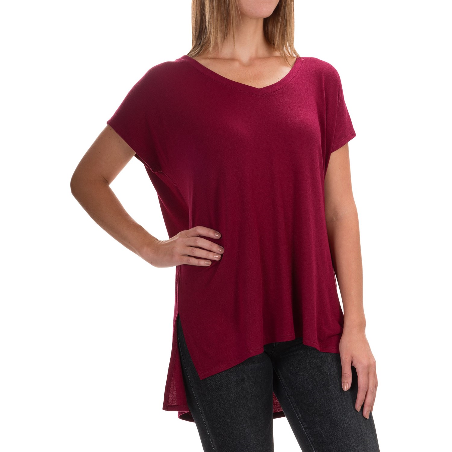 women high low shirt