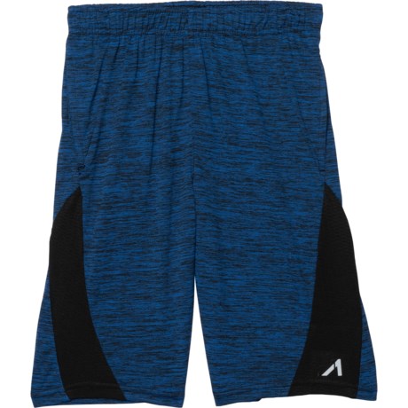 AL1VE High-Performance Shorts (For Big Boys) - ROYAL BLUE/BLACK (M )