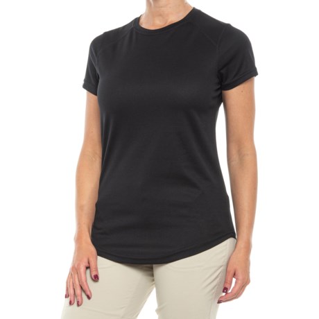 Storm Creek High-Performance T-Shirt - Short Sleeve (For Women) - BLACK (2X )